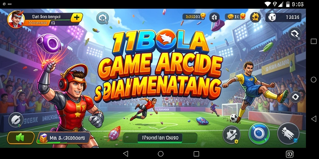 Screenshot gameplay <strong>11BOLA</strong> yang menampilkan aksi seru di dunia arcade.