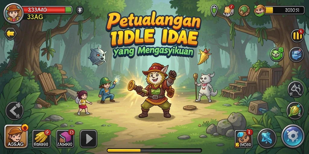 Tampilan gameplay seru dan interaktif dari 33AG.