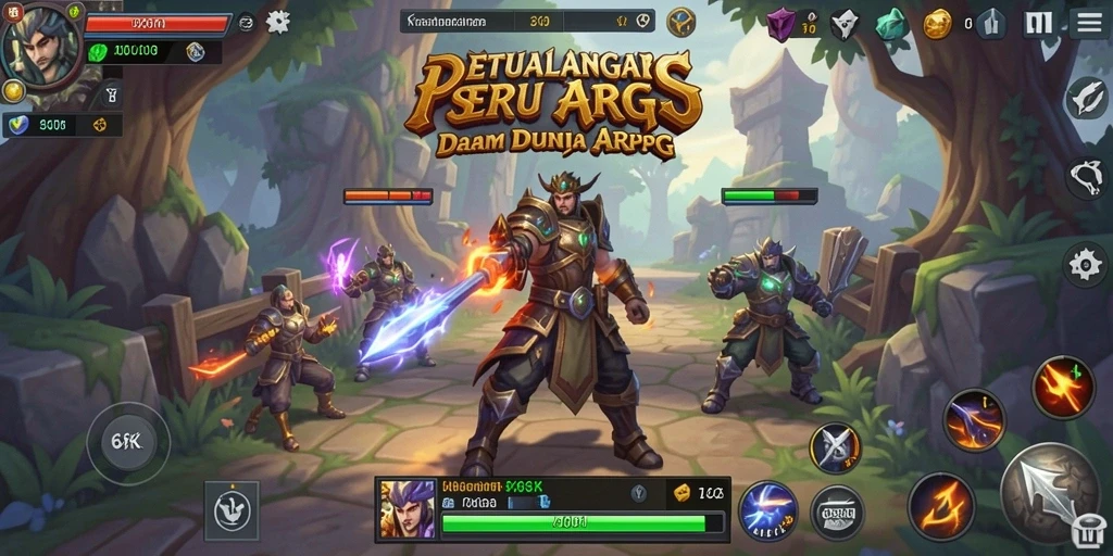 Gameplay seru dalam dunia ARPG yang luas dan menantang.