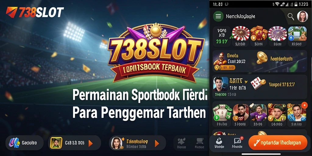 Tampilan gameplay menarik dan interaktif dari 738SLOT Sportsbook.
