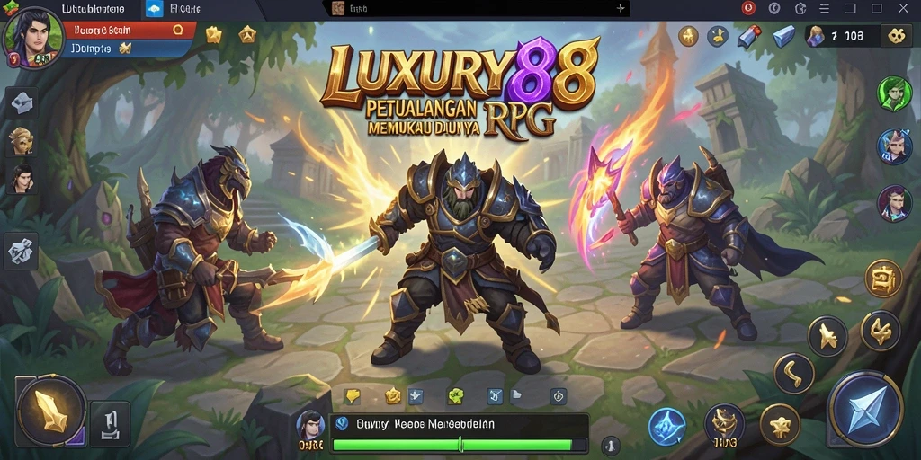 Tampilan gameplay LUXURY88 yang menarik dengan aksi RPG seru.