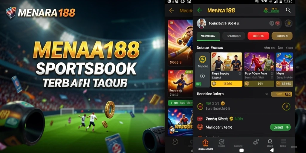 Tampilan screenshot MENARA188 yang memperlihatkan fitur taruhan olahraga.