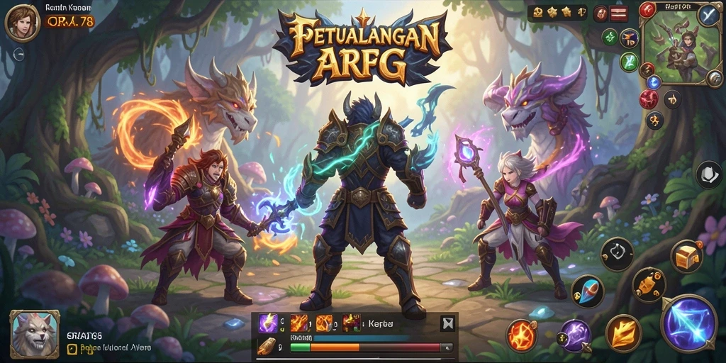 Screenshot gameplay ORA78 yang penuh aksi dan petualangan.