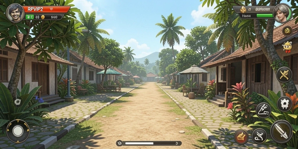 Screenshot RPVIP2 menampilkan gameplay seru dan sederhana.