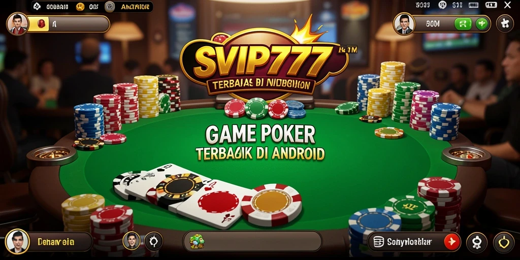 Tampilan gameplay menarik dari SVIP777 saat bermain Poker.