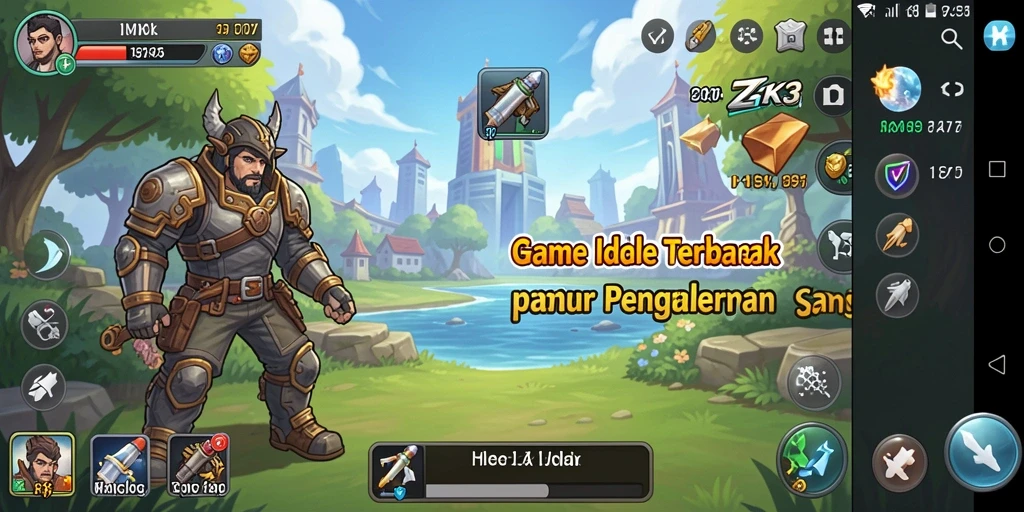 Tampilan screenshot menunjukkan gameplay santai di ZK3.